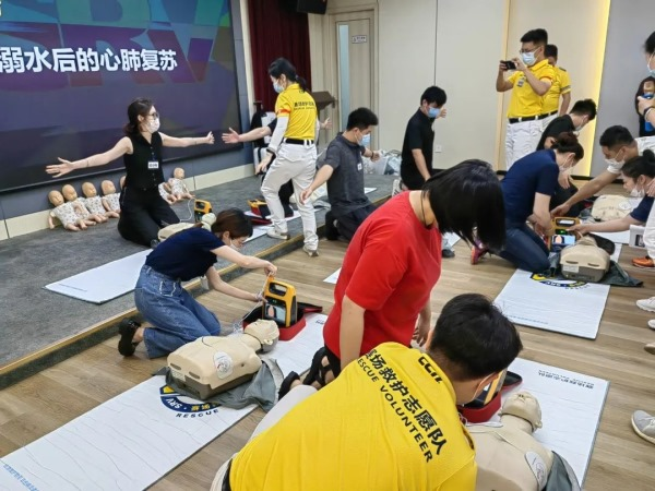 五大湖环保小黄人应急救护知识技能培训