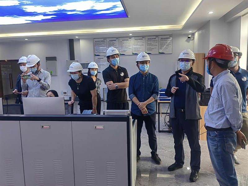 【公司动态】五大湖环保受邀参观瀚蓝桂城街道生活垃圾压缩中转站