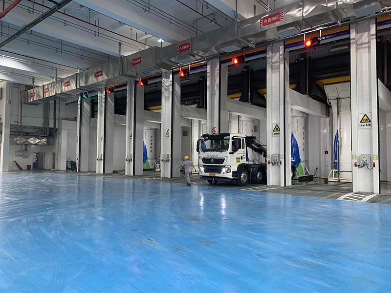 【公司动态】五大湖环保受邀参观瀚蓝桂城街道生活垃圾压缩中转站