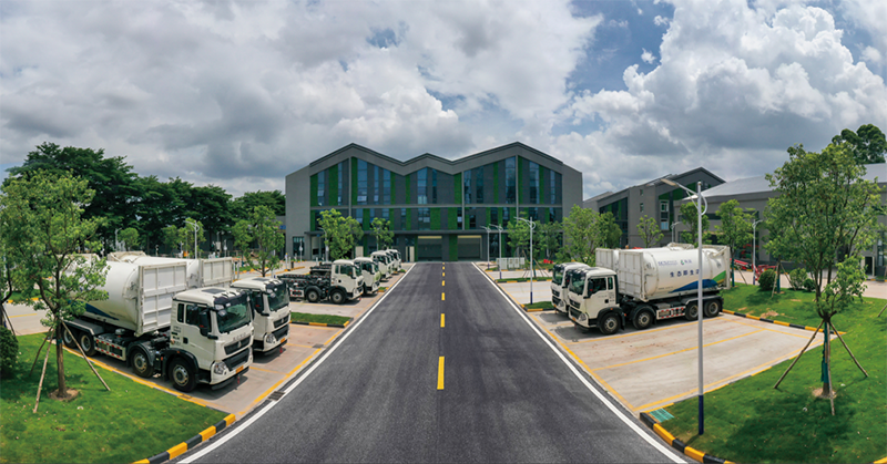 【公司动态】五大湖环保受邀参观瀚蓝桂城街道生活垃圾压缩中转站