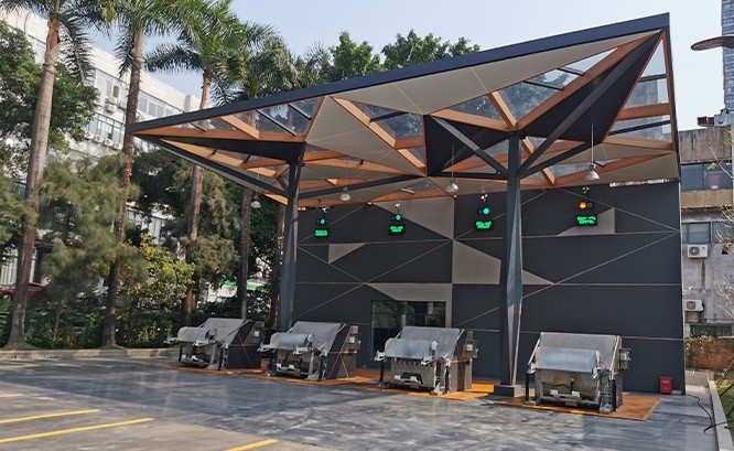 华侨城创意园地埋式垃圾中转站