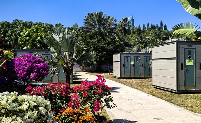 2024深圳莲花山公园簕杜鹃花展移动公厕服务