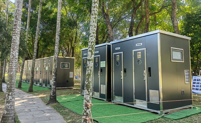 2024深圳莲花山公园簕杜鹃花展移动公厕服务