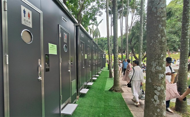 2025深圳簕杜鹃赏花周莲花山公园移动公厕服务