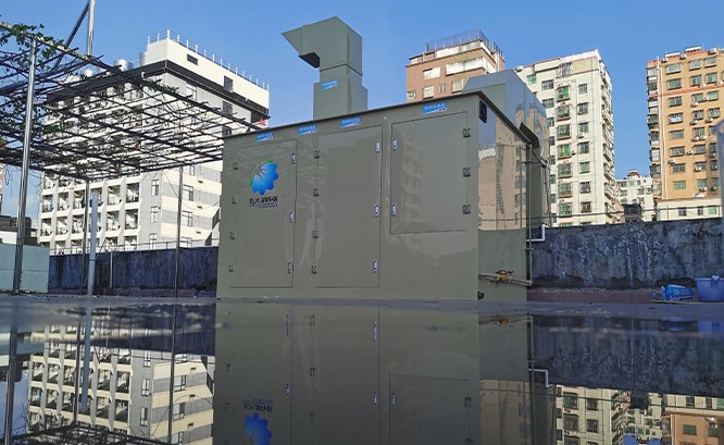 深圳宝安固戍海滨市场垃圾转运站除臭项目