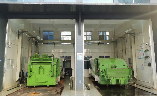 深圳宝安固戍海滨市场垃圾转运站除臭项目