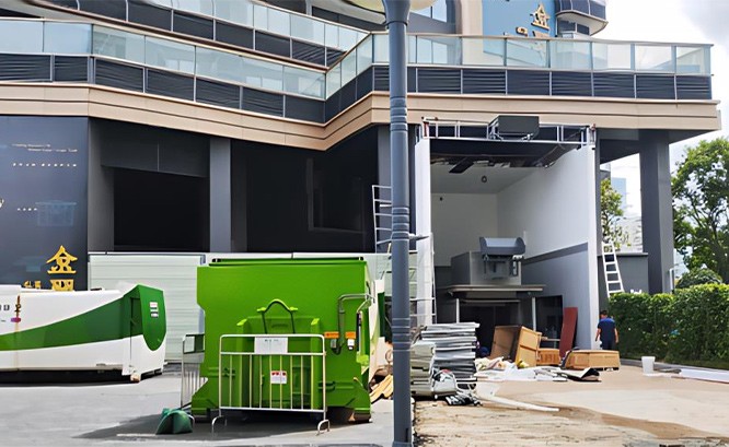 臻林天汇大厦地埋式垃圾中转站