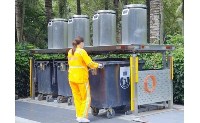 中山公园地埋式垃圾桶