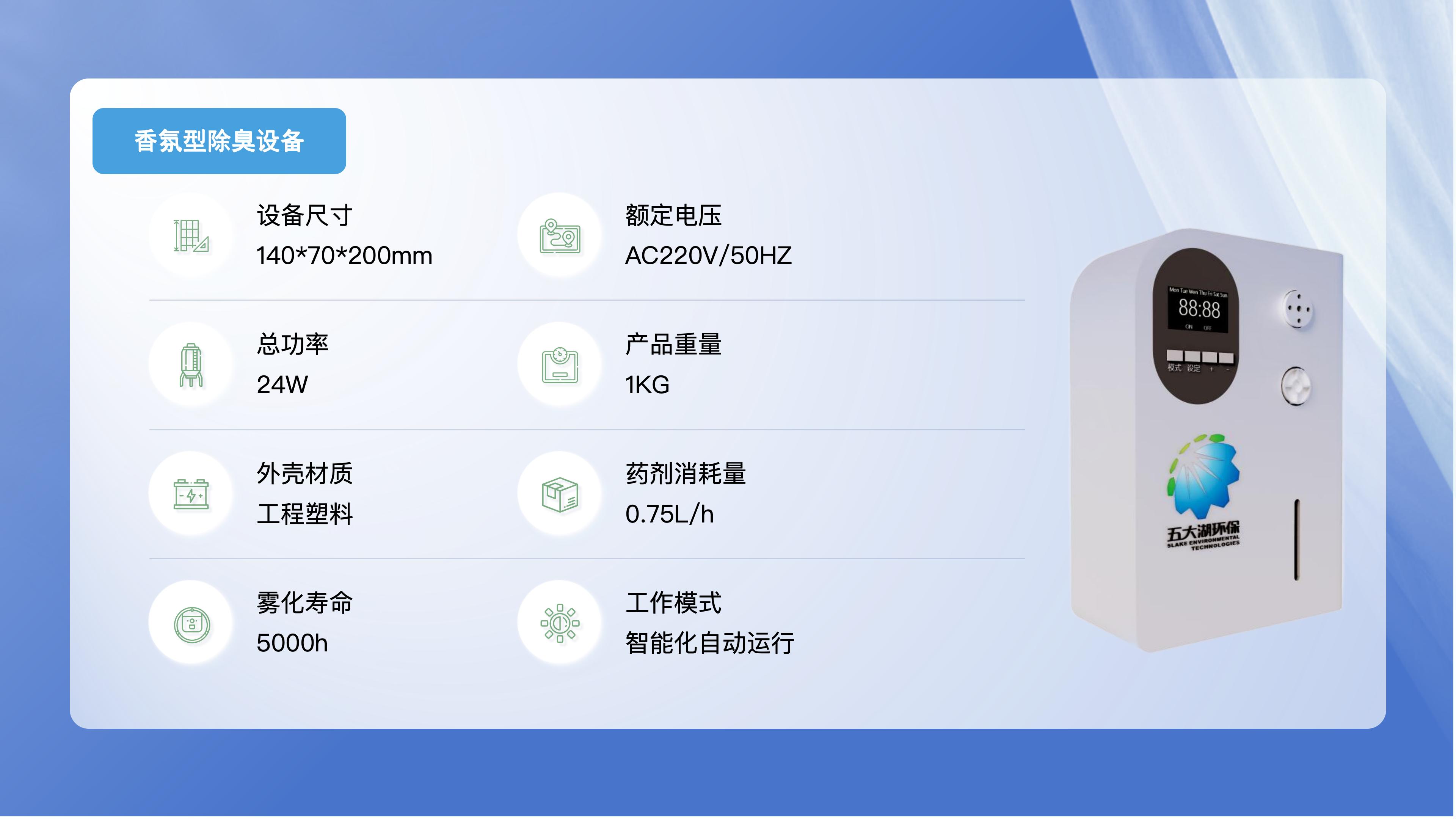 空间型智能除臭设备