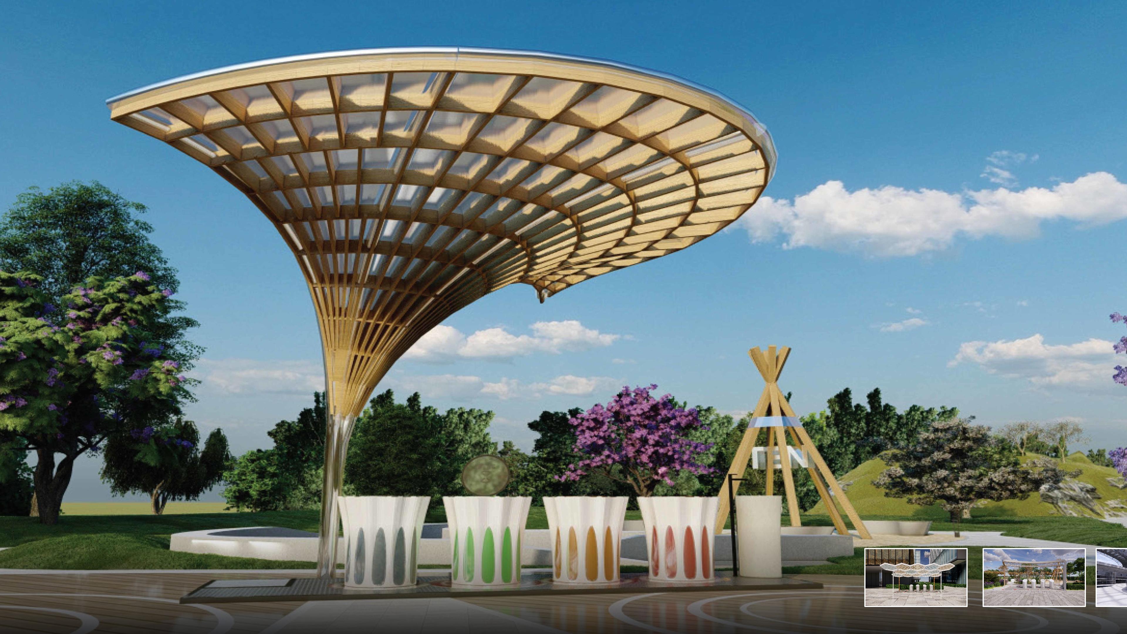 智能地埋式垃圾收集桶系统